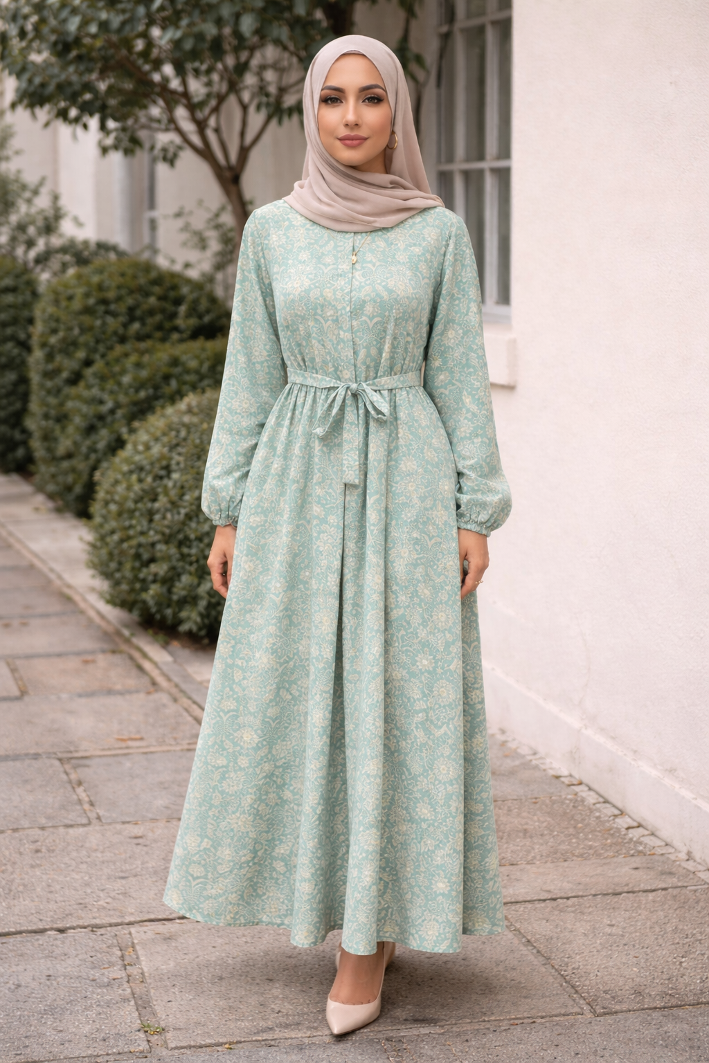 Modest dresses UK elegant flowy dresses for women modest fashion – Lashra