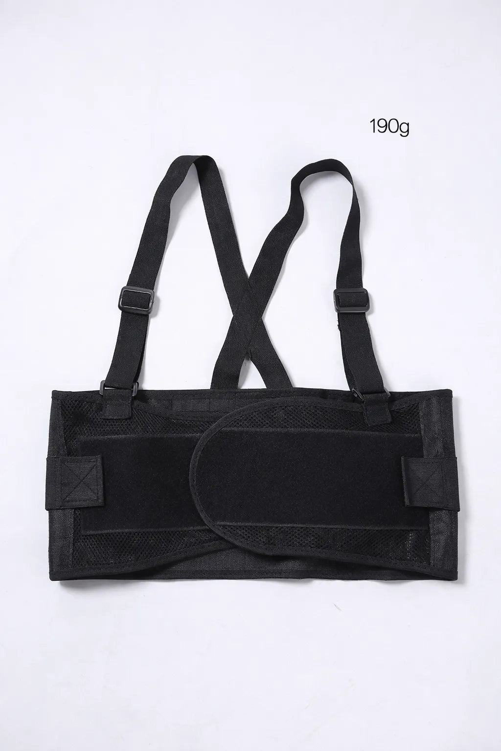 Lumbar Spine Support Belt with Shoulder Straps – Adjustable Back Brace (XS-2XL)