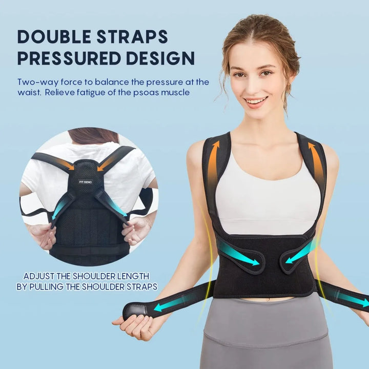 Double straps Pressured Design two way adjustable 
