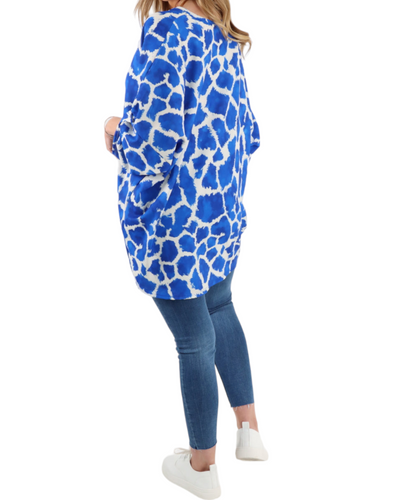 Made In Italy Animal Print Ladies Top