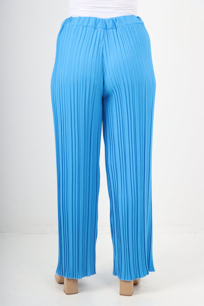 Pleated Elasticated Waist Trousers