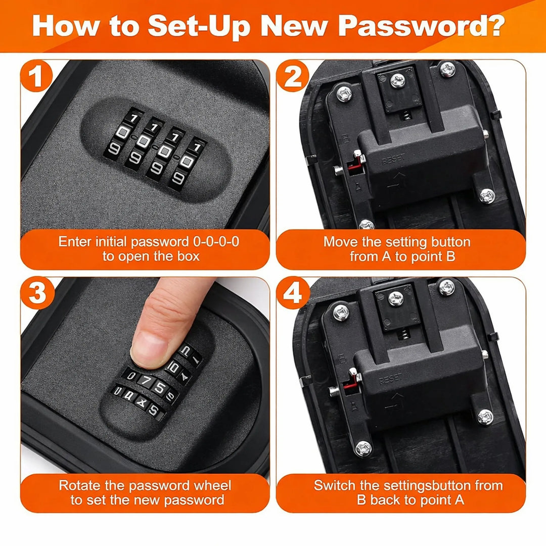 Magnetic Key Holder Instructions Set up