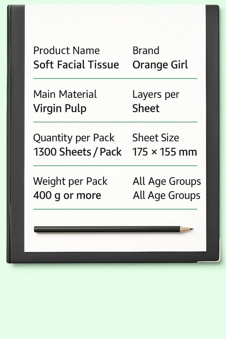  Oil Blotting Papers Details