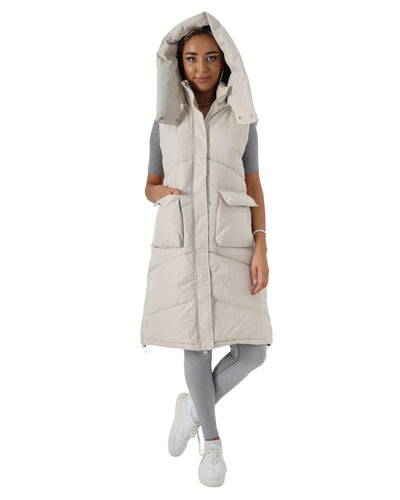 Hooded Mid Length Gillet