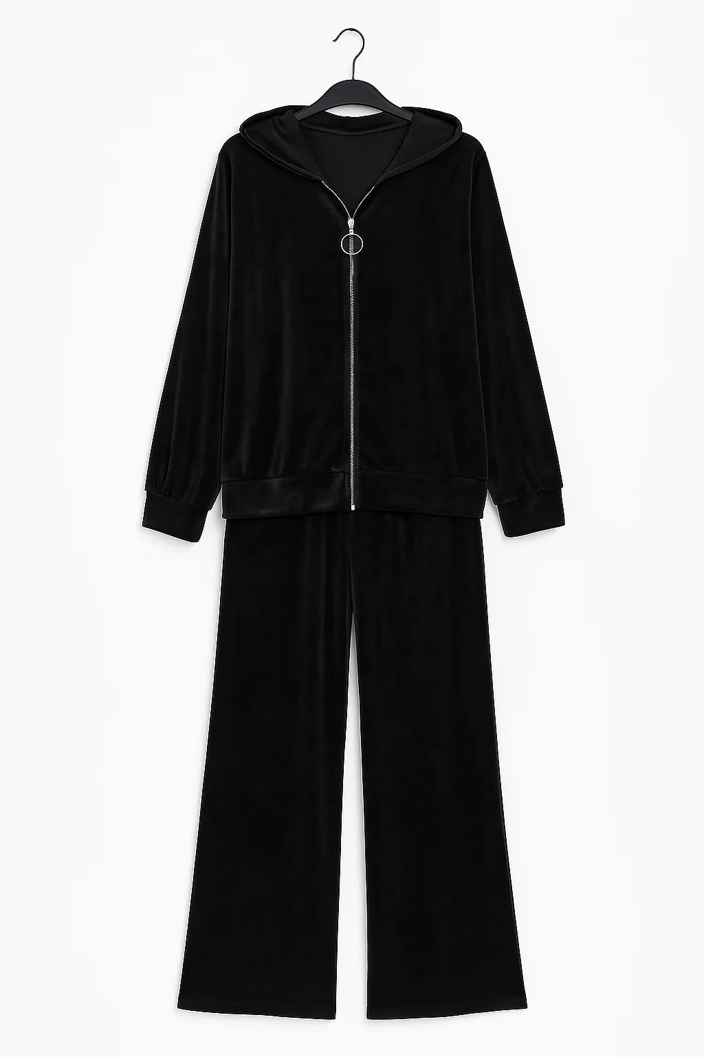 Italian Velour Hooded Loungewear Co Ord Set