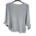 Italian Soft Knit 3/4 Frill Sleeve Jumper Top