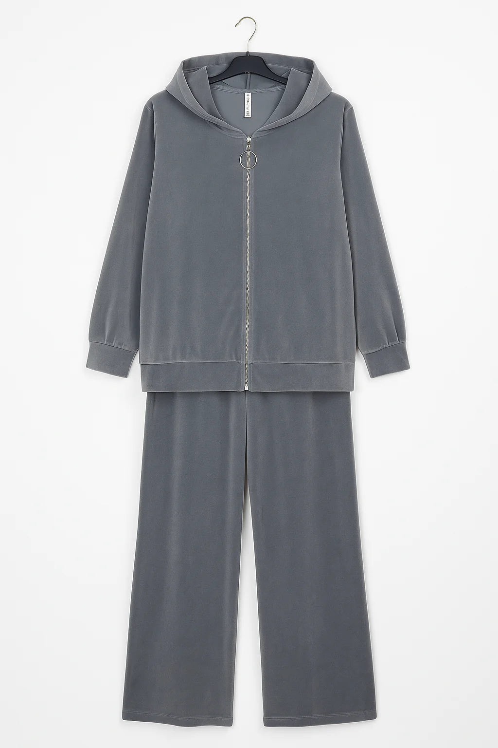 Italian Velour Hooded Loungewear Co Ord Set