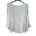 Italian Soft Knit 3/4 Frill Sleeve Jumper Top