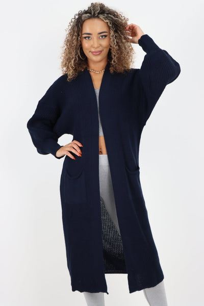 Chunky Knitted Oversized Open Front Cardigan