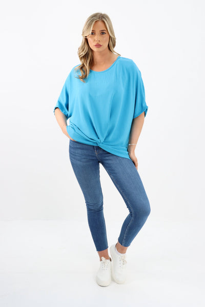 Made In Italy Twist Front Top
