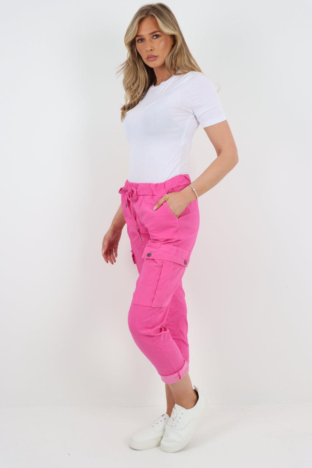 Magic Stretch Cargo Pants - Lashra Fashion