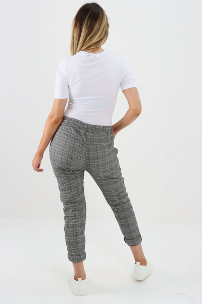 Made In Italy Checked Trouser Pants
