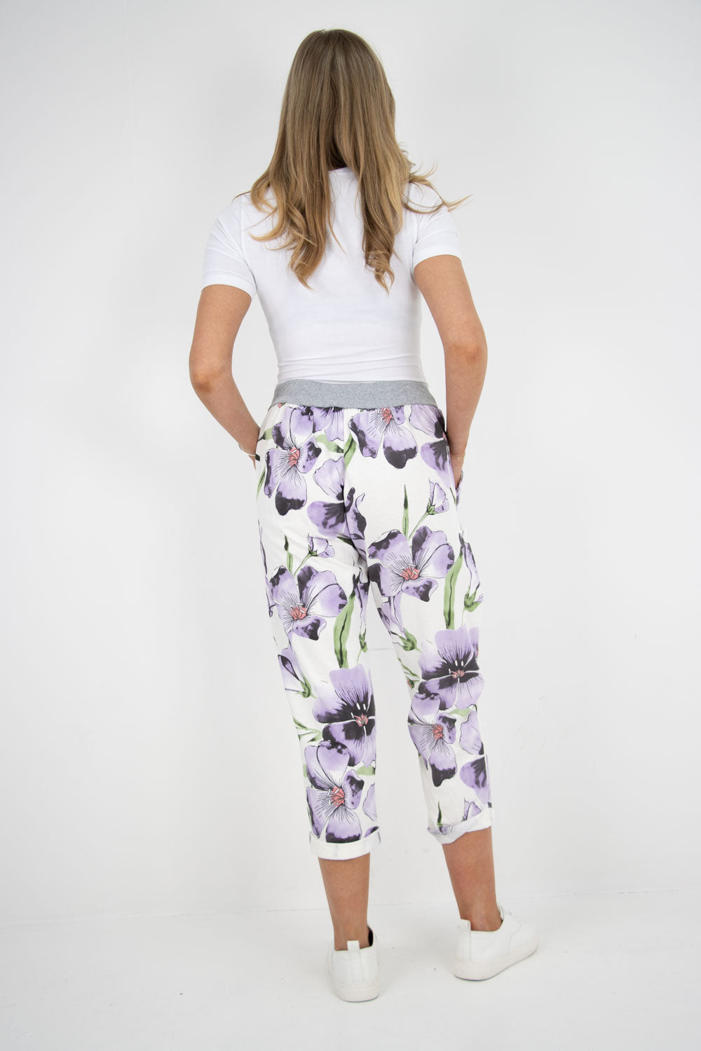 Floral Print Joggers Pants