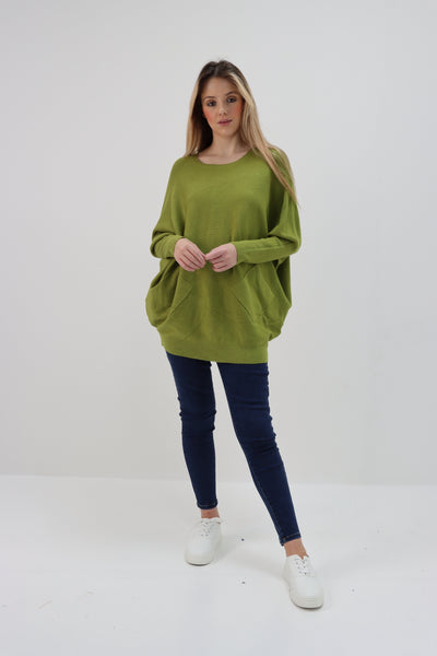 Womens Plaited Back Ladies Knitted Jumper Top